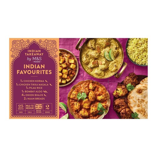 M&S Indian Favourites Takeaway Box