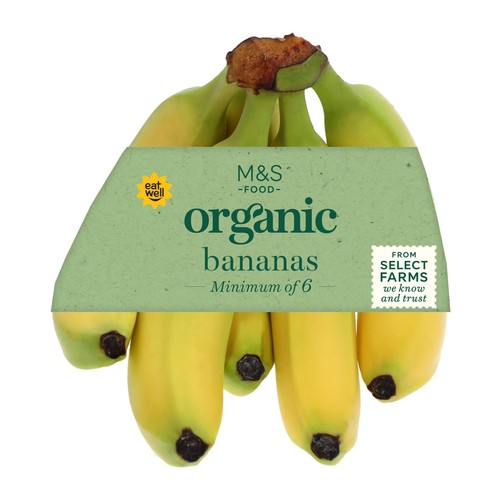 M&S Organic Fairtrade Bananas