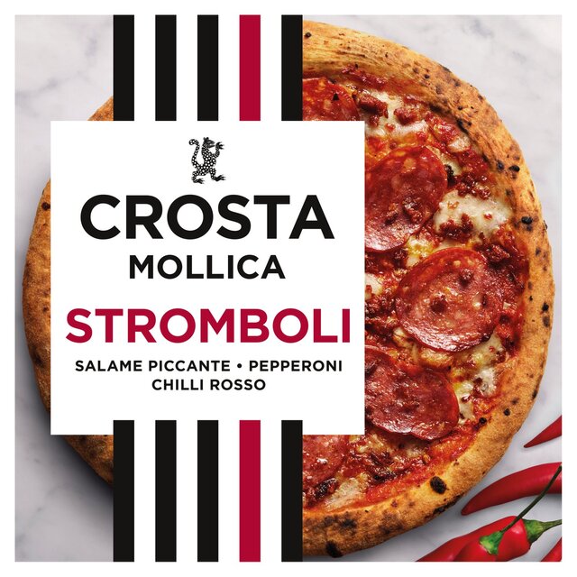 Crosta Mollica Stromboli Sourdough Pizza with Pepperoni & Spicy Salami