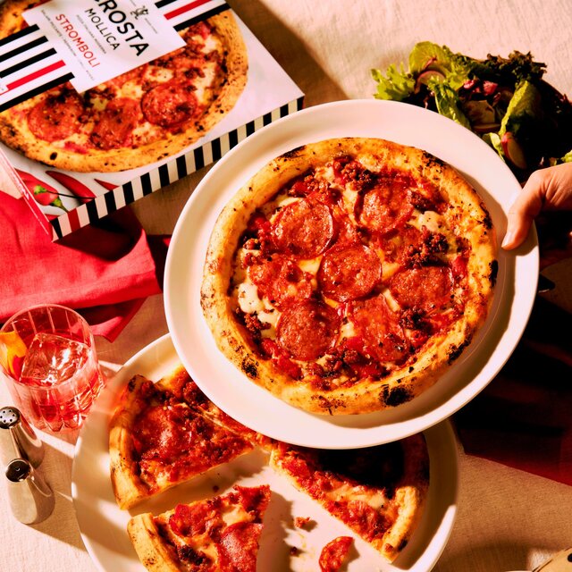 Crosta Mollica Stromboli Sourdough Pizza with Pepperoni & Spicy Salami thumbnail 2