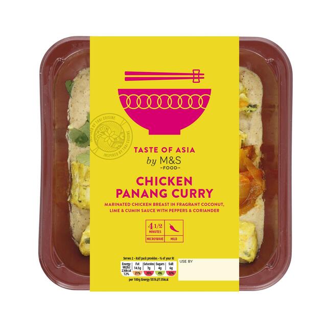 M&S Chicken Panang Curry - Taste of Asia thumbnail 2