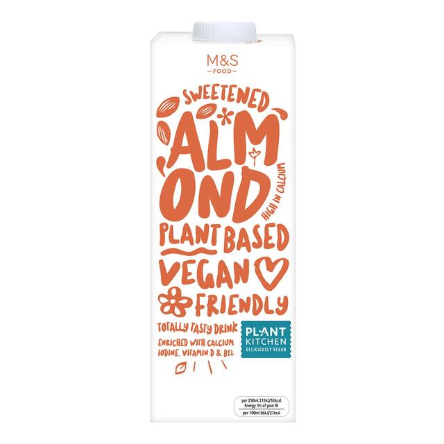 M&S Plant Kitchen Sweetened Almond Drink thumbnail 2