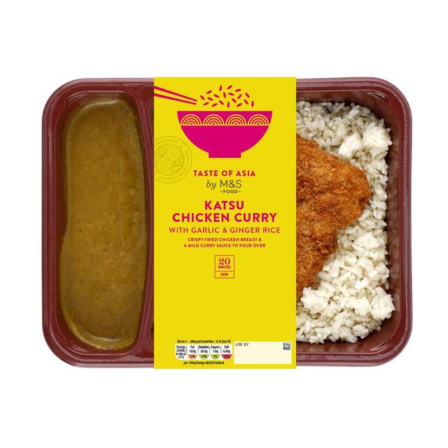 M&S Crispy Katsu Chicken Curry with Rice - Taste of Asia thumbnail 2
