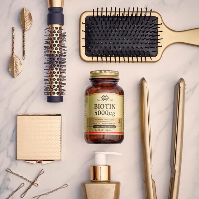 Solgar Biotin Vegetable Capsules 5000ug thumbnail 4