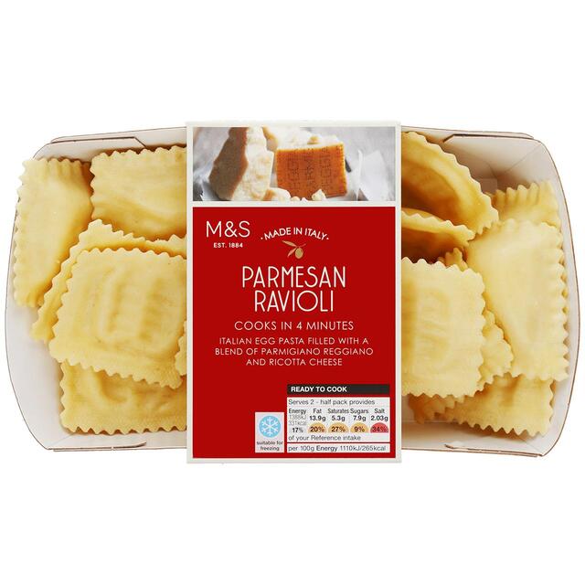M&S Made In Italy Parmesan Ravioli