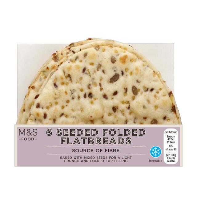 M&S Seeded Folded Flatbreads thumbnail 2