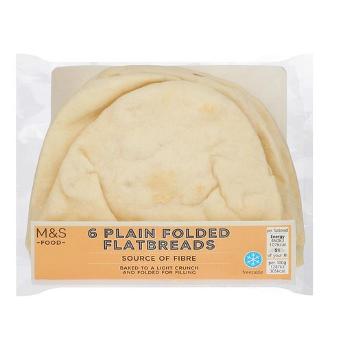 M&S White Folded Flatbreads thumbnail 2