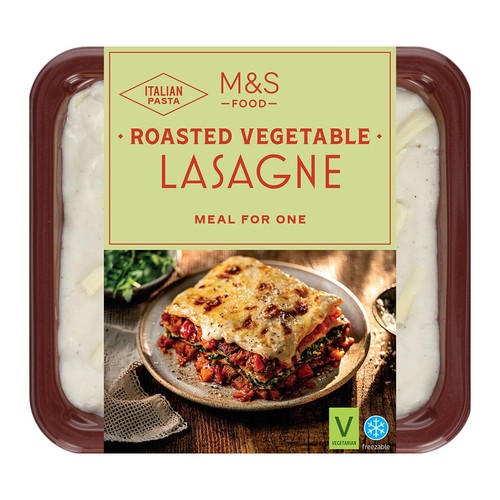 M&S Roasted Vegetable Lasagne Serves 1