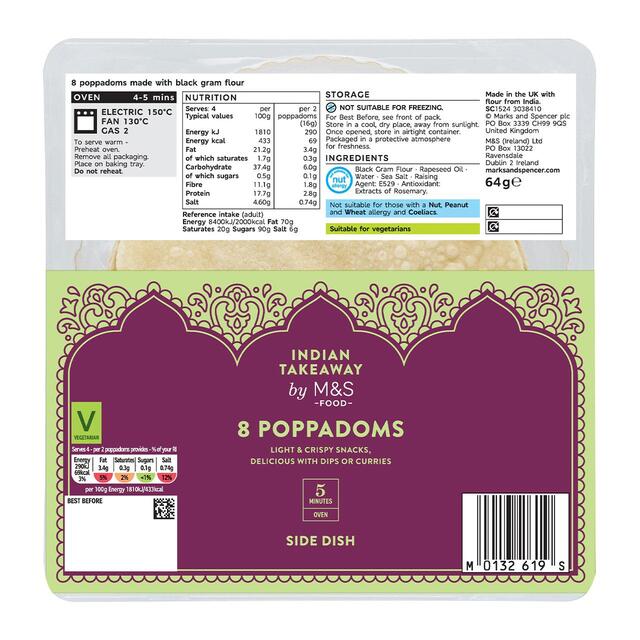 M&S Poppadoms thumbnail 2