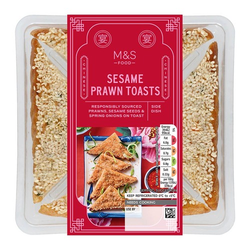 M&S 4 Sesame Prawn Toasts thumbnail 2