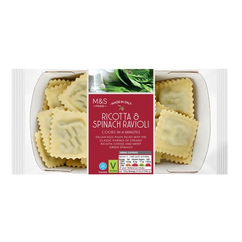 M&S Made In Italy Ricotta & Spinach Ravioli thumbnail 2