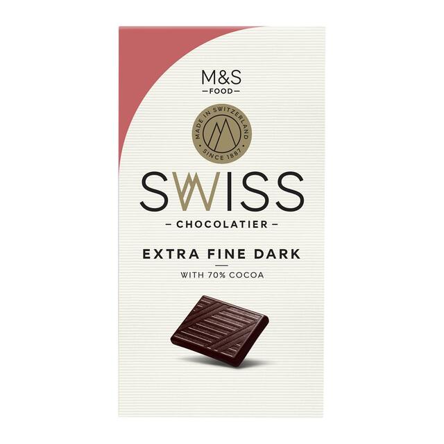 M&S Extra Fine 72% Cocoa Dark Chocolate