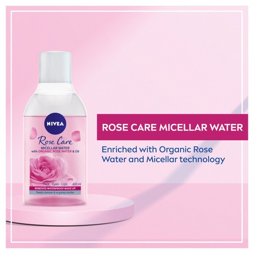 NIVEA Rose Care Micellar Rose Water with Oil Make-Up Remover thumbnail 3
