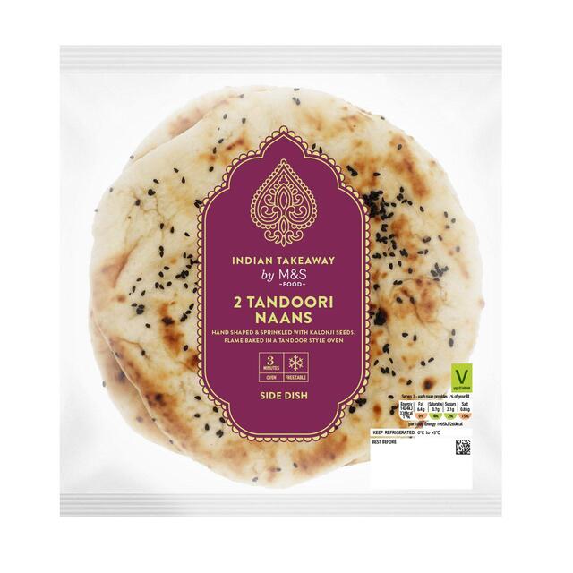 M&S 2 Tandoori Naans thumbnail 2