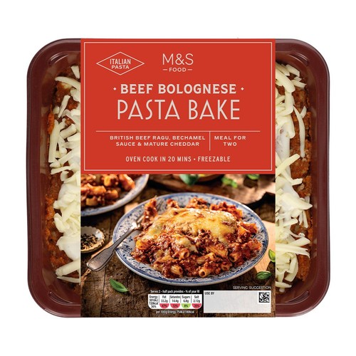 M&S Beef Bolognese Pasta Bake Serves 2 thumbnail 3