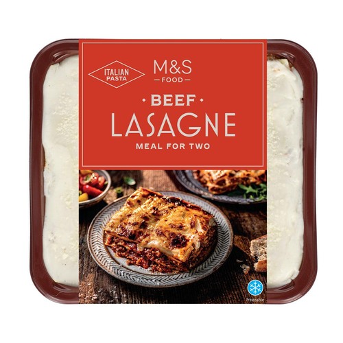 M&S Beef Lasagne Serves 2