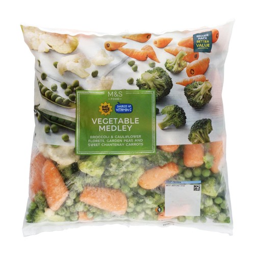 M&S British Vegetable Medley Family Size 1kg
