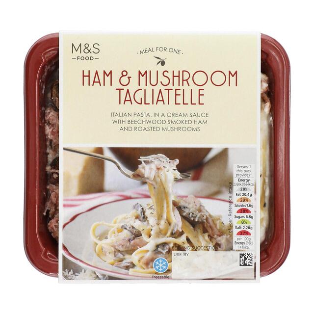 M&S Ham & Mushroom Tagliatelle