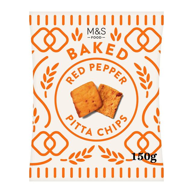 M&S Red Pepper Pitta Chips