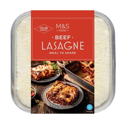M&S Beef Lasagne Serves 4