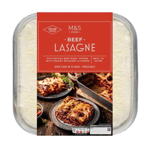 M&S Beef Lasagne Serves 4 thumbnail 2