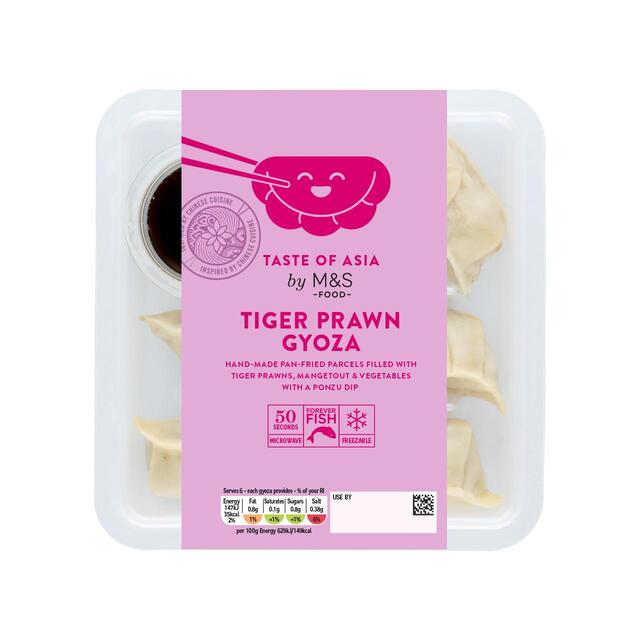 M&S Tiger Prawn & Mangetout Gyozas - Taste of Asia thumbnail 2