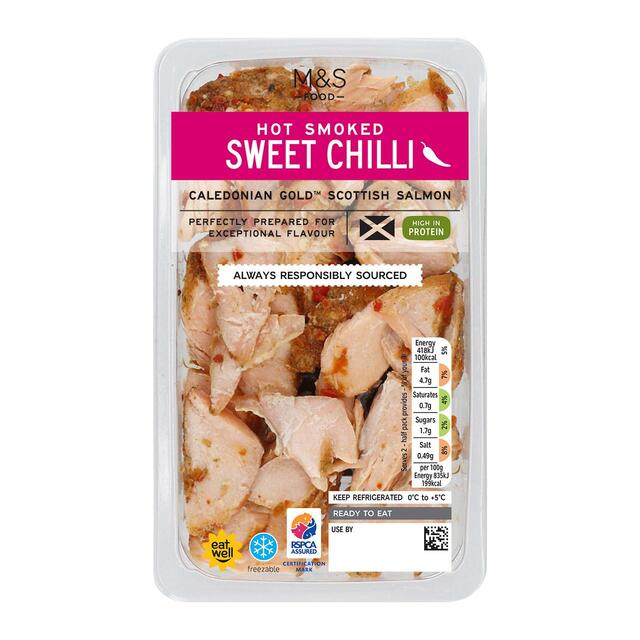 M&S Scottish Smoked Salmon Flakes with Sweet Chilli thumbnail 2