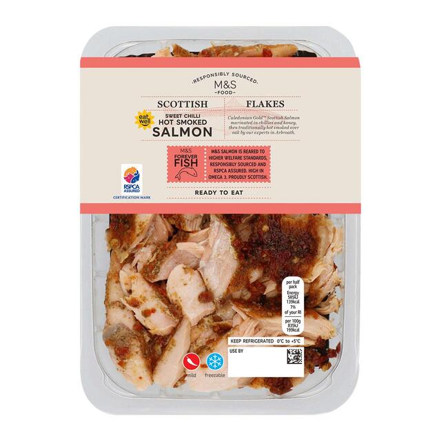 M&S Scottish Smoked Salmon Flakes with Sweet Chilli thumbnail 2