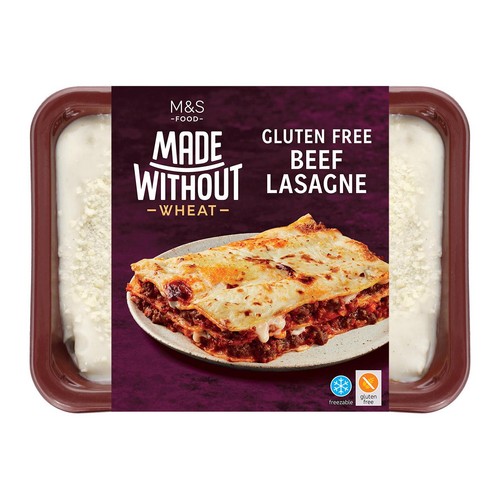M&S Made Without Wheat Beef Lasagne