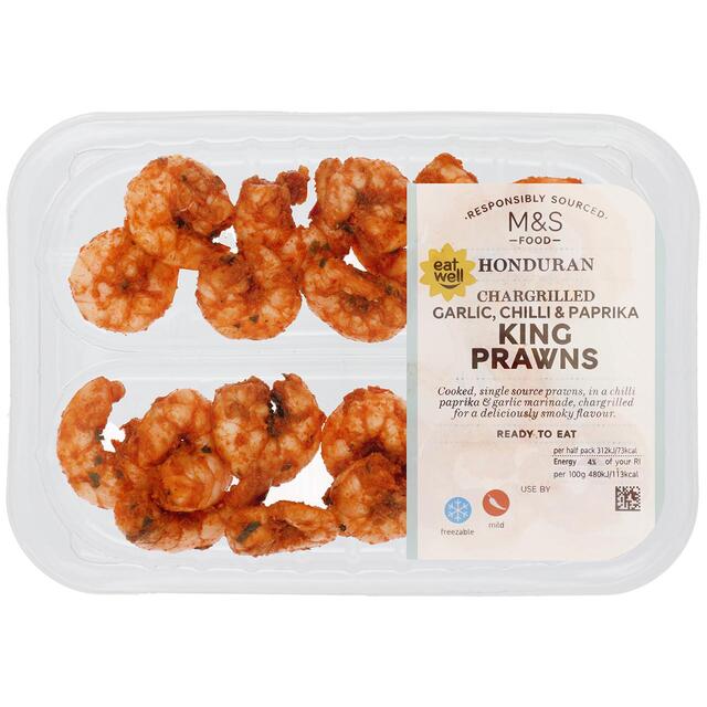M&S Chilli, Garlic & Paprika King Prawns