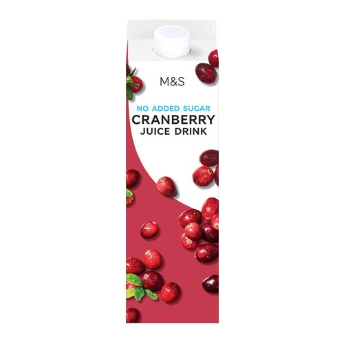 M&S No Added Sugar Cranberry Juice Drink