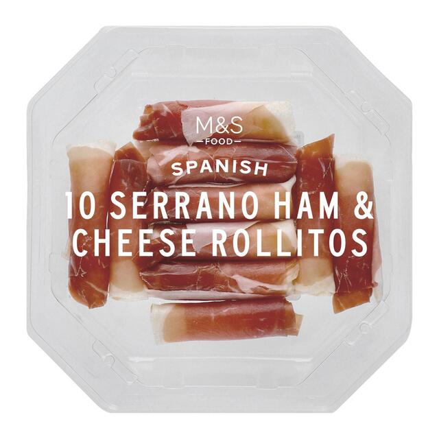 M&S Serrano Ham & Castilla Sheep Cheese Rolls