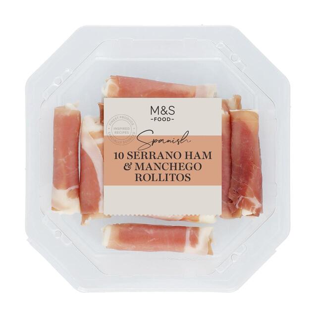 M&S Serrano Ham & Castilla Sheep Cheese Rolls thumbnail 3
