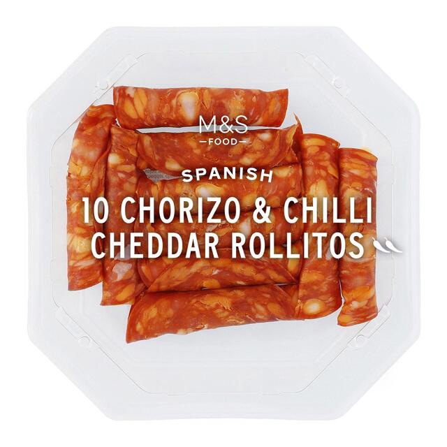 M&S Chorizo & Chilli Cheddar Rollitos
