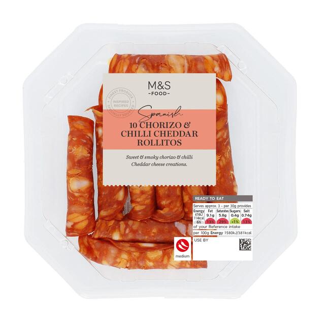 M&S Chorizo & Chilli Cheddar Rollitos thumbnail 4