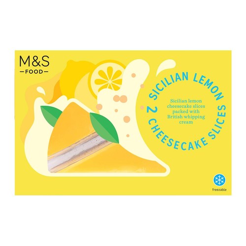 M&S Lemon Cheesecake Slices
