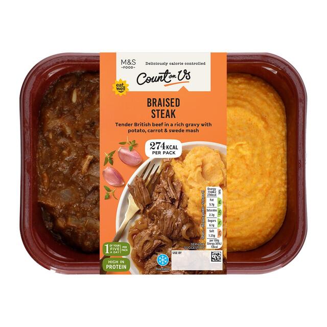 M&S Count On Us Braised Steak with Root Vegetable Crush thumbnail 2