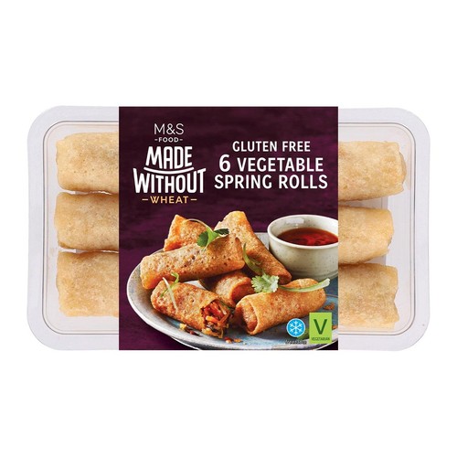 M&S Made Without 6 Vegetable Spring Rolls
