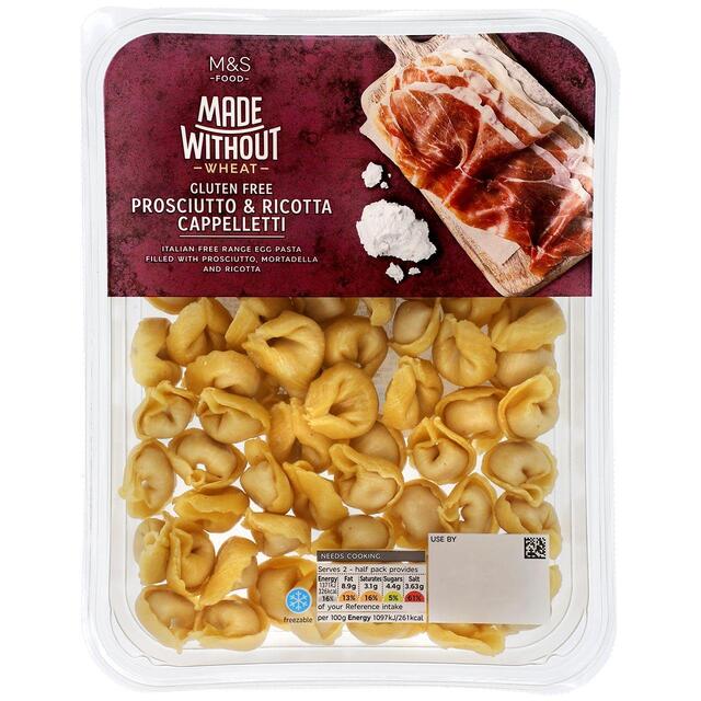 M&S Made Without Prosciutto & Ricotta Cappelletti