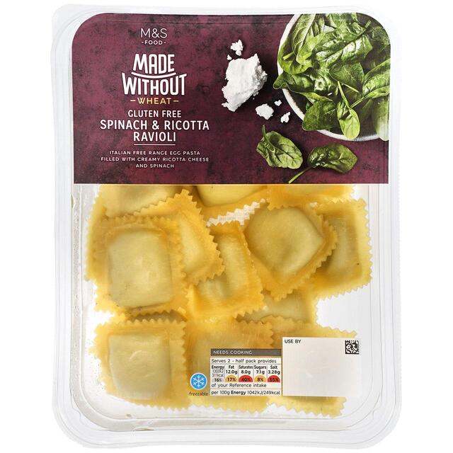 M&S Made Without Spinach & Ricotta Ravioli