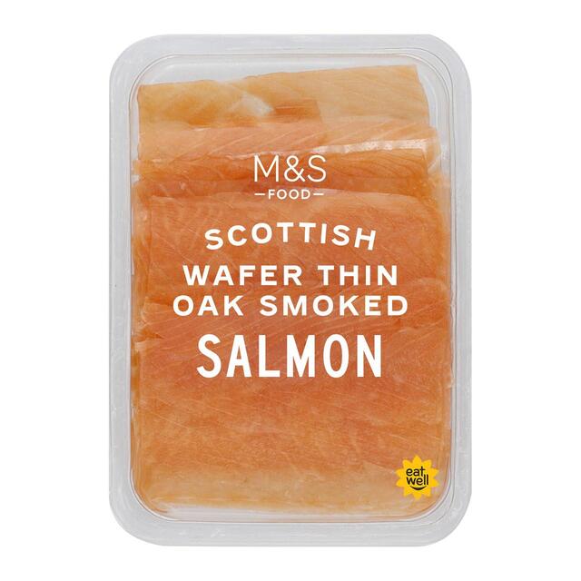 M&S Caledonian Gold Wafer Thin Oak Smoked Salmon