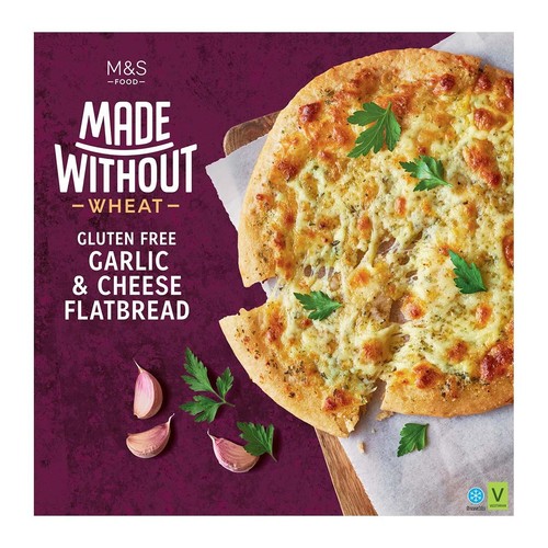 M&S Made Without Flatbread with Garlic & Cheese