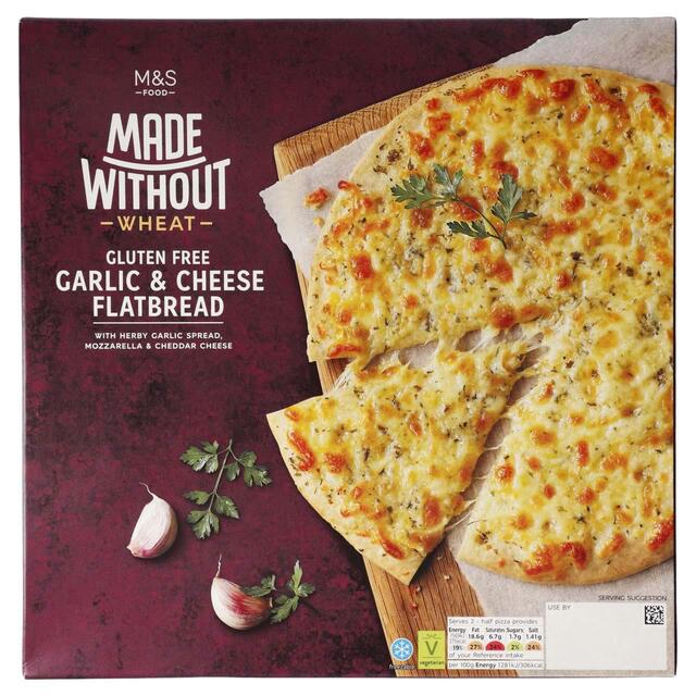 M&S Made Without Flatbread with Garlic & Cheese