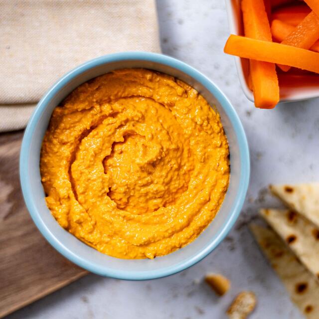 M&S Reduced Fat Roasted Red Pepper Houmous thumbnail 3