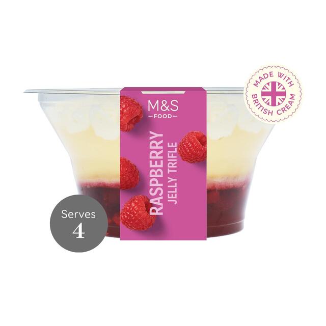 M&S Raspberry Jelly Trifle