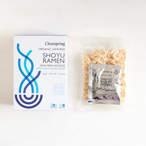 Clearspring Japanese Shoyu Ramen Noodles with Soya Sauce Soup thumbnail 2