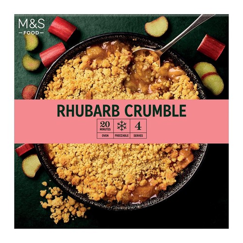 M&S Rhubarb Crumble
