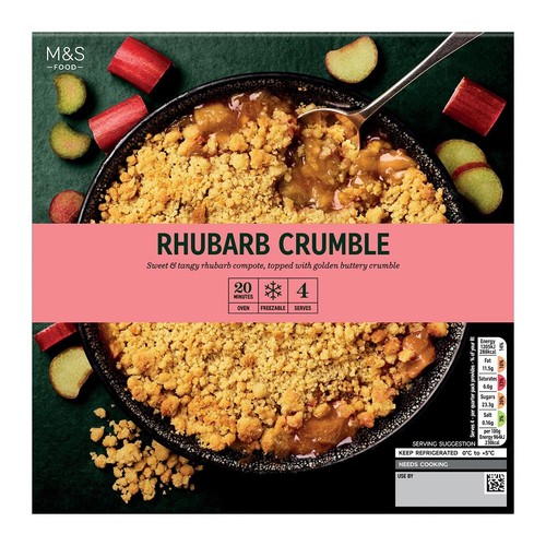 M&S Rhubarb Crumble thumbnail 2