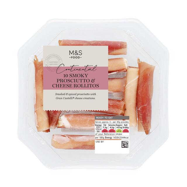 M&S Smoked Spiced Prosciutto & Cheese Rolls thumbnail 4