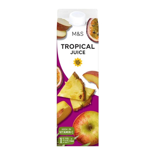 M&S Pressed Tropical Juice